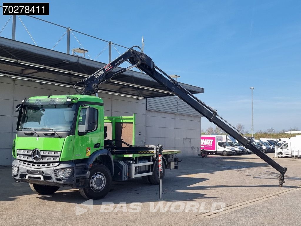 Mercedes Arocs 1830 4X2 Hiab 122 ES-3 HIPRO Kran Crane Big-Axle Euro 6