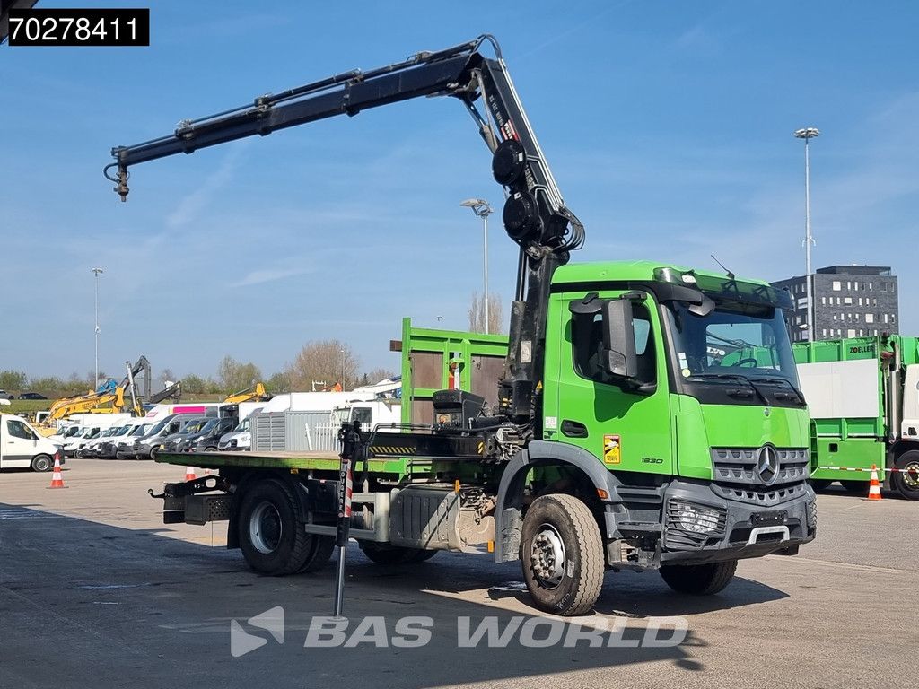 Mercedes Arocs 1830 4X2 Hiab 122 ES-3 HIPRO Kran Crane Big-Axle Euro 6