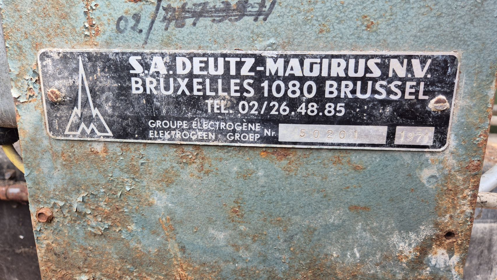 Aggregaat AvK 400kVA Deutz Magirus V12 motor, generator