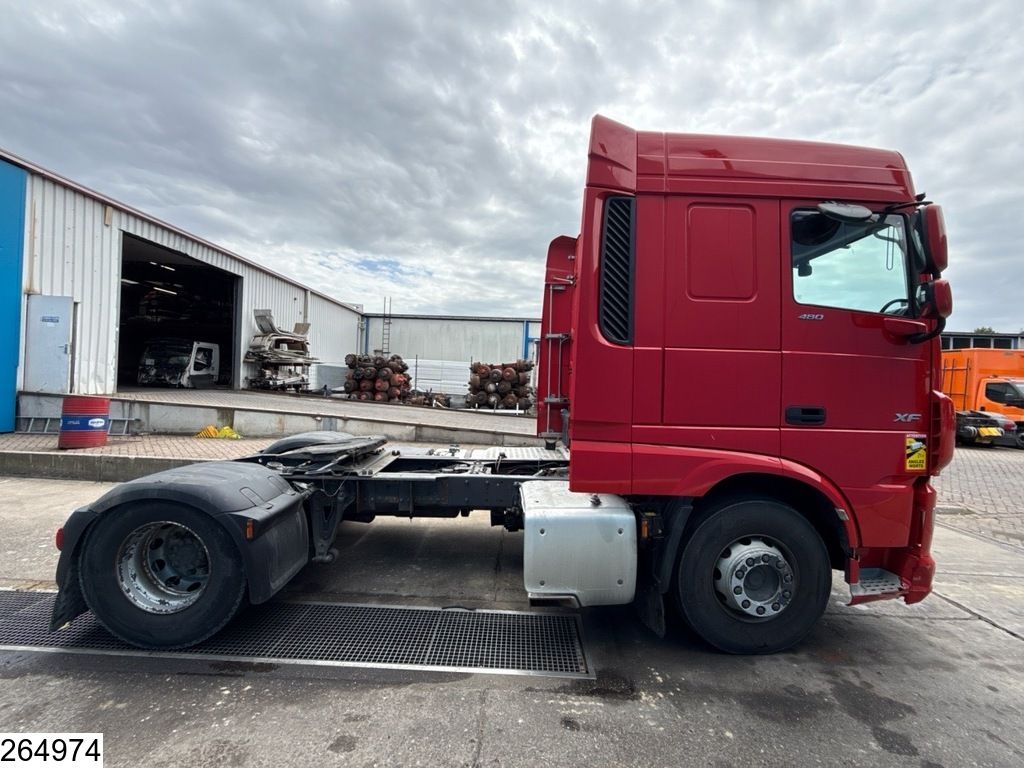 DAF XF 480 EURO 6, Retarder, PTO, Standairco, defects