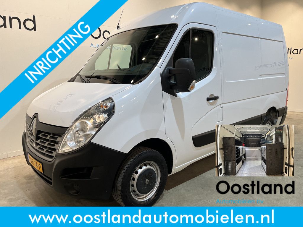Renault Master 2.3 dCi L1H2 130 PK Servicebus / Modul-System Inrichting / Euro 6 / Airco / Cruise Control / Camera / Navigatie / Trekhaak / 73.900 KM !!