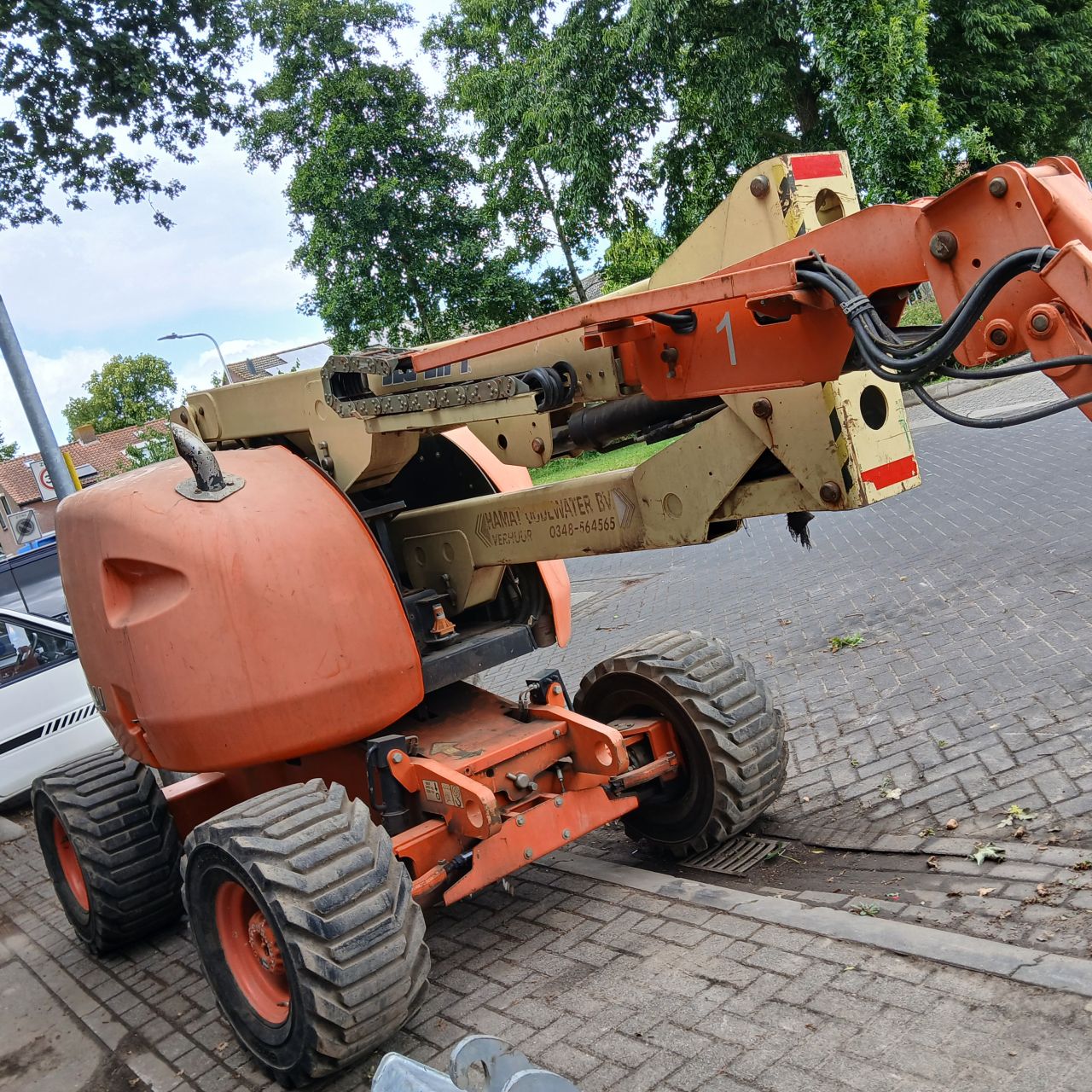 Jlg 450AJ Knikarmtelescoophoogwerker 4x4.