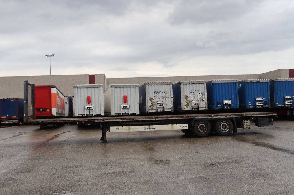 Flatbed trailer Krone SZ 2016