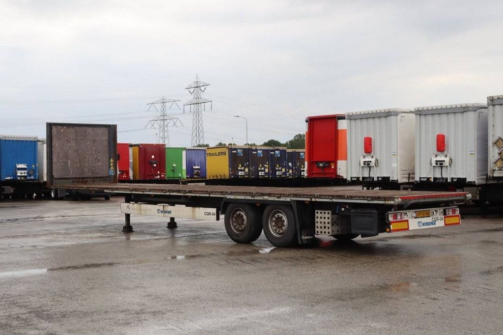 Flatbed trailer Krone SZ 2016