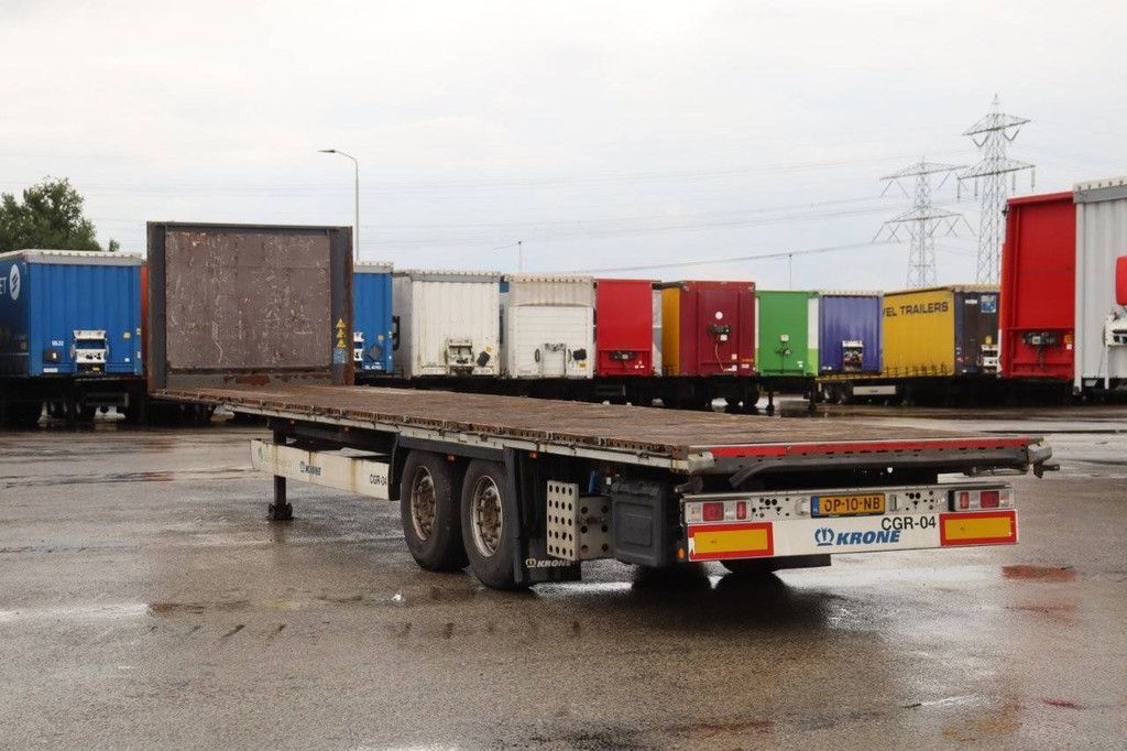 Flatbed trailer Krone SZ 2016