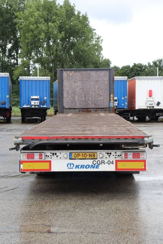 Flatbed trailer Krone SZ 2016