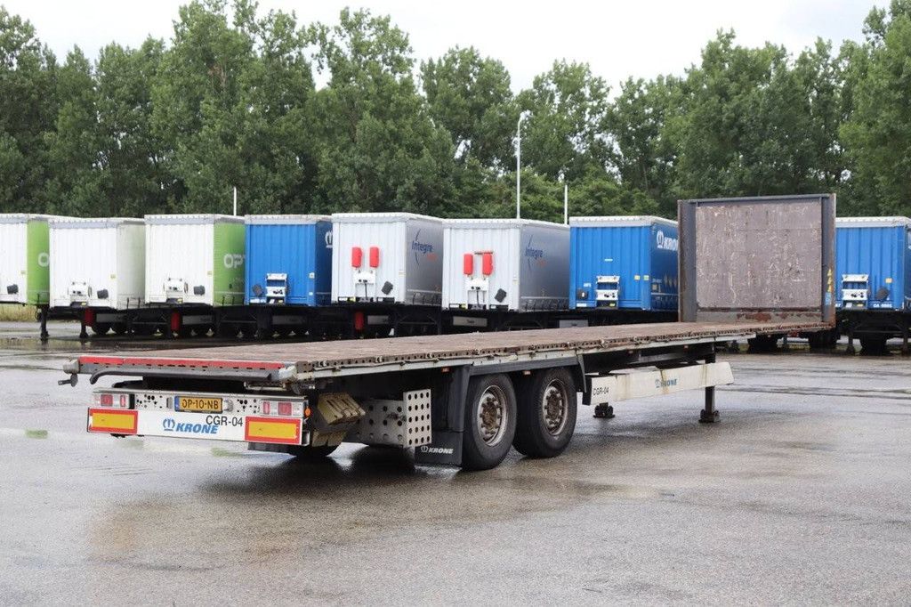 Flatbed trailer Krone SZ 2016