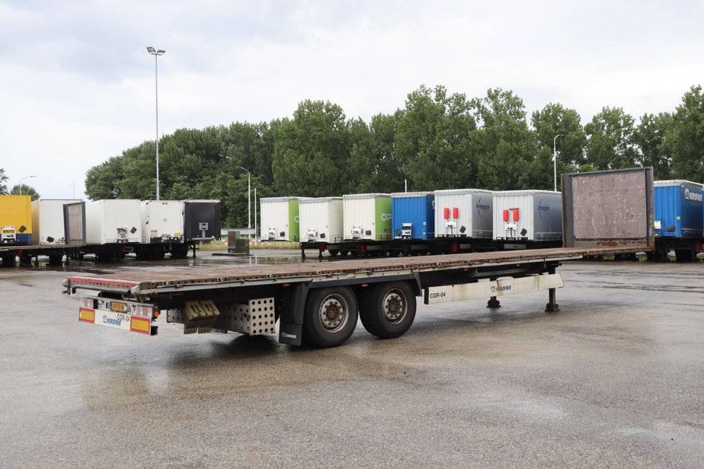Flatbed trailer Krone SZ 2016