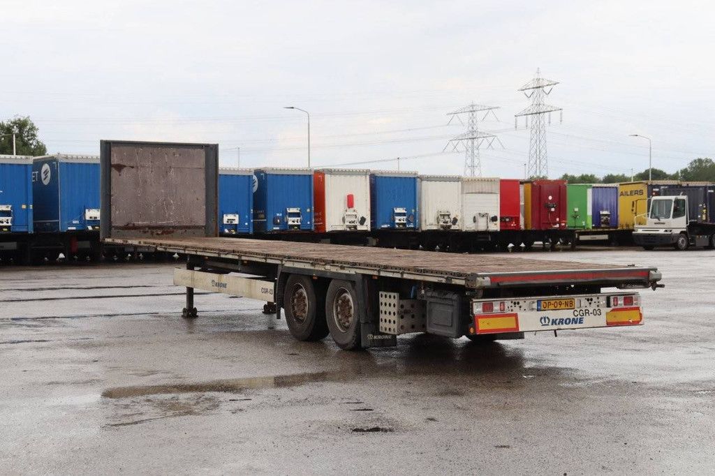 Flatbed trailer Krone SZ