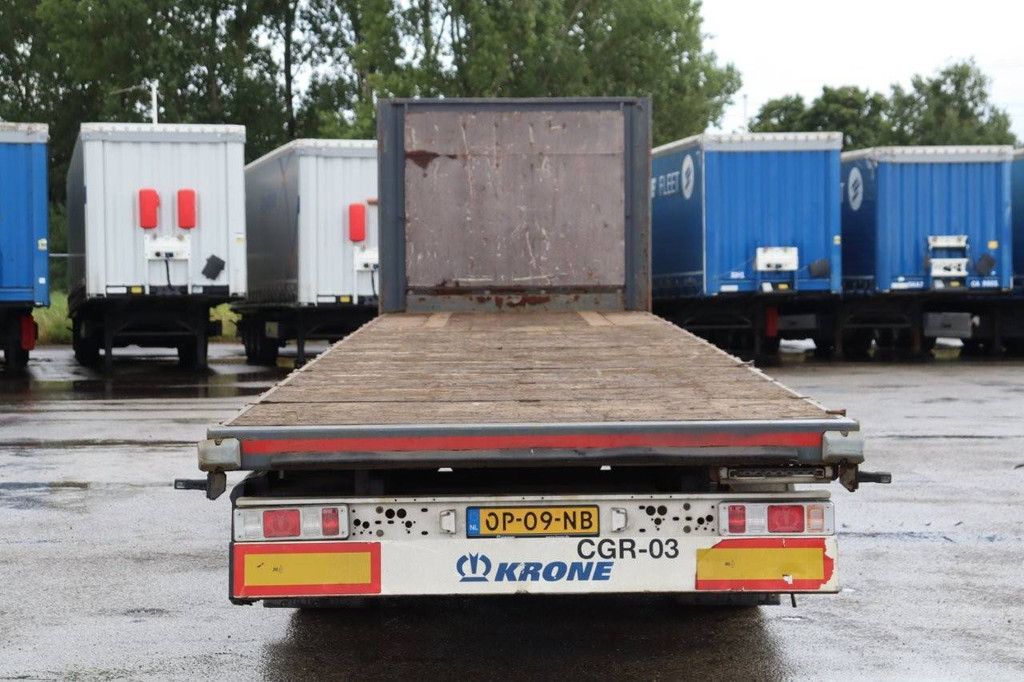 Flatbed trailer Krone SZ