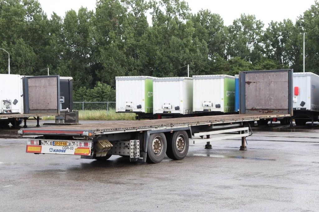 Flatbed trailer Krone SZ