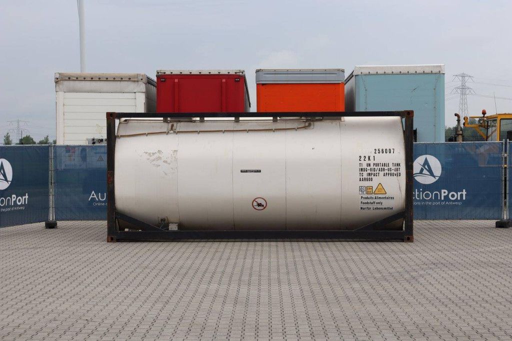 2015 SINGAMAS 20FT ISO-TANKCONTAINER LEBENSMITTELQUALITÄT