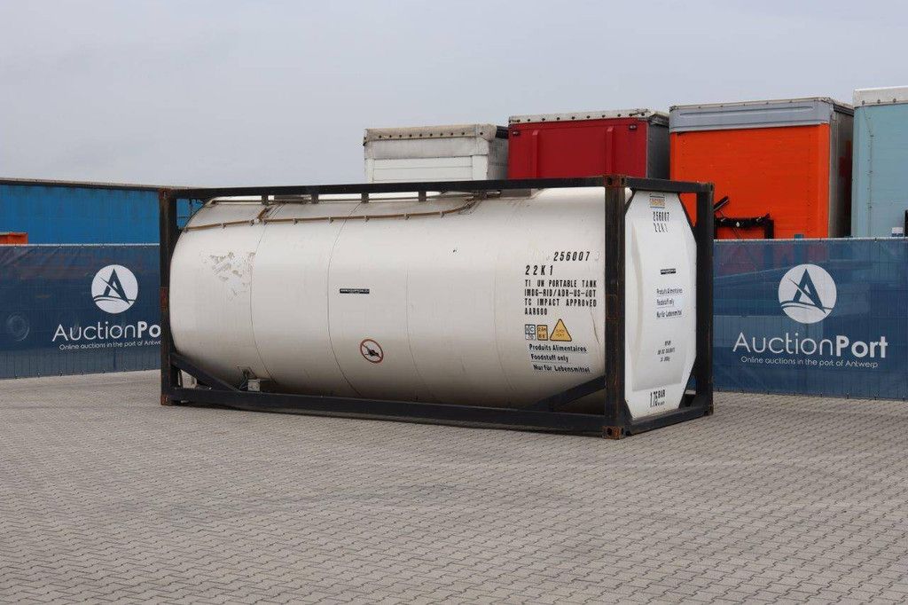2015 SINGAMAS 20FT ISO-TANKCONTAINER LEBENSMITTELQUALITÄT