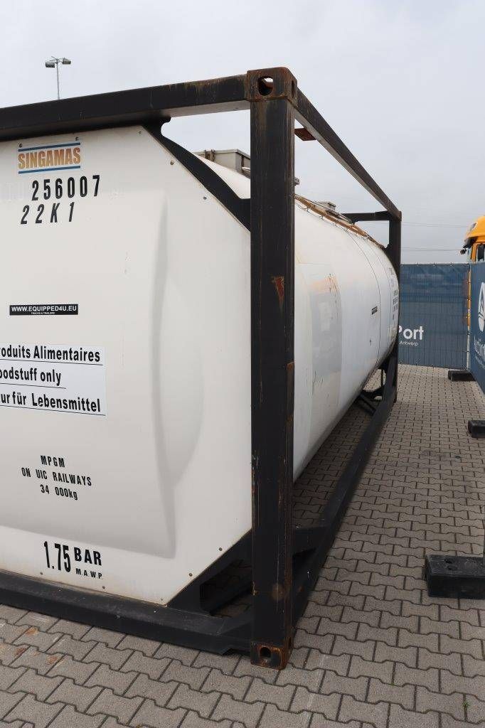 2015 SINGAMAS 20FT ISO-TANKCONTAINER LEBENSMITTELQUALITÄT