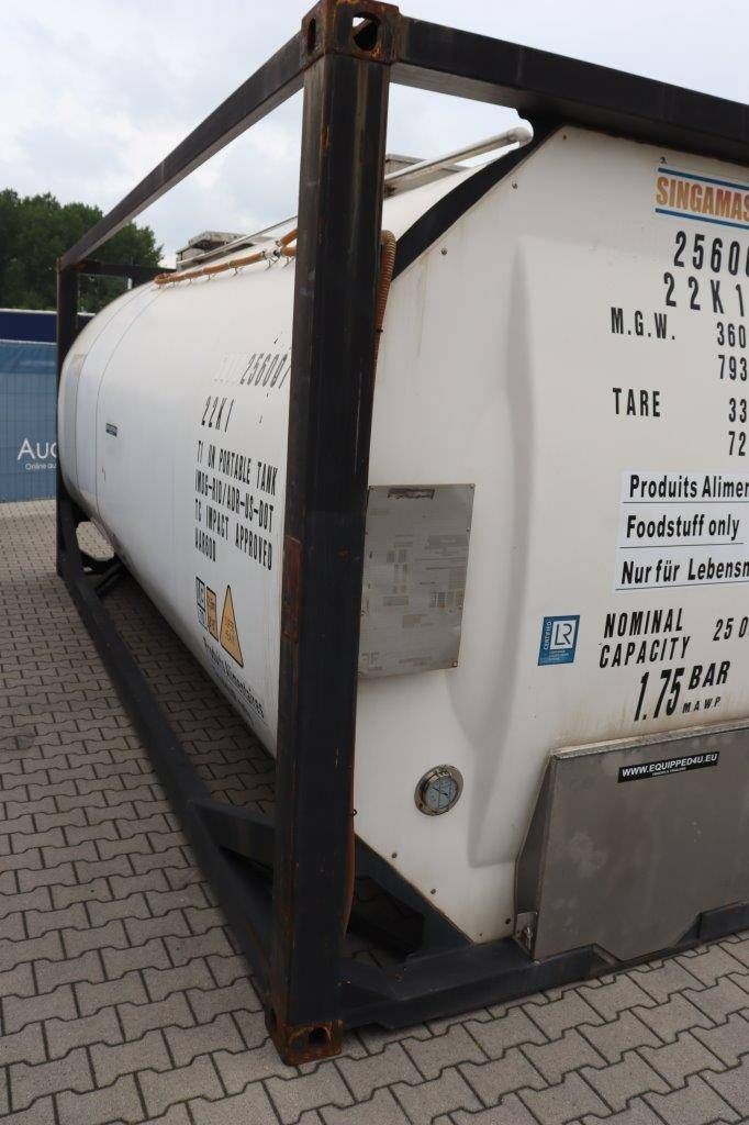 2015 SINGAMAS 20FT ISO-TANKCONTAINER LEBENSMITTELQUALITÄT