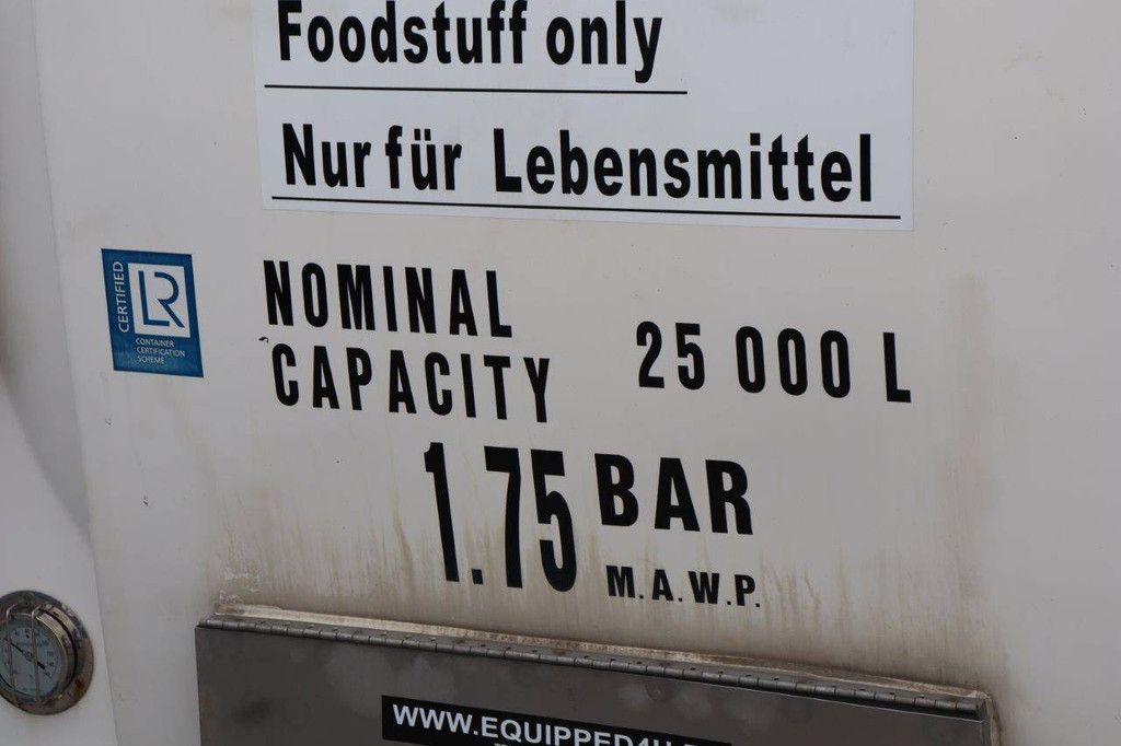 2015 SINGAMAS 20FT ISO-TANKCONTAINER LEBENSMITTELQUALITÄT