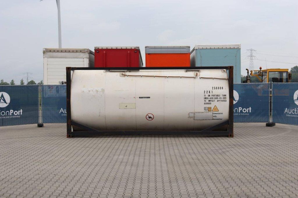 2015 SINGAMAS 20FT ISO-TANKCONTAINER LEBENSMITTELQUALITÄT
