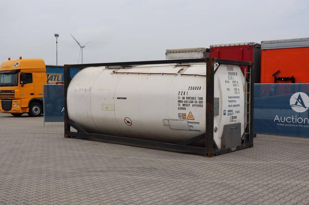 2015 SINGAMAS 20FT ISO-TANKCONTAINER LEBENSMITTELQUALITÄT