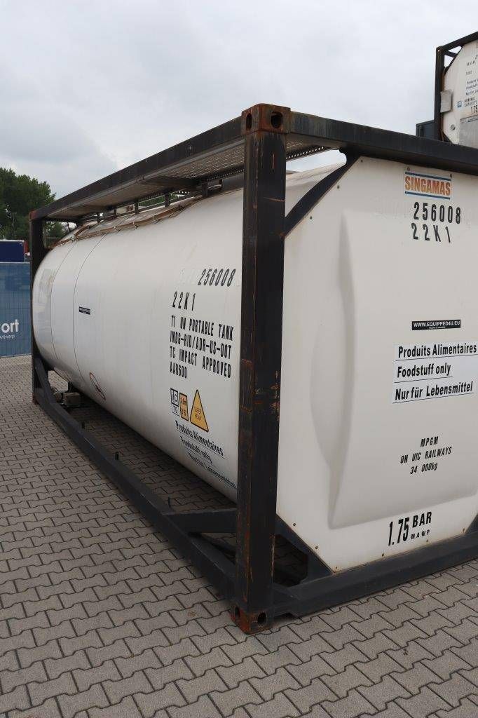 2015 SINGAMAS 20FT ISO-TANKCONTAINER LEBENSMITTELQUALITÄT