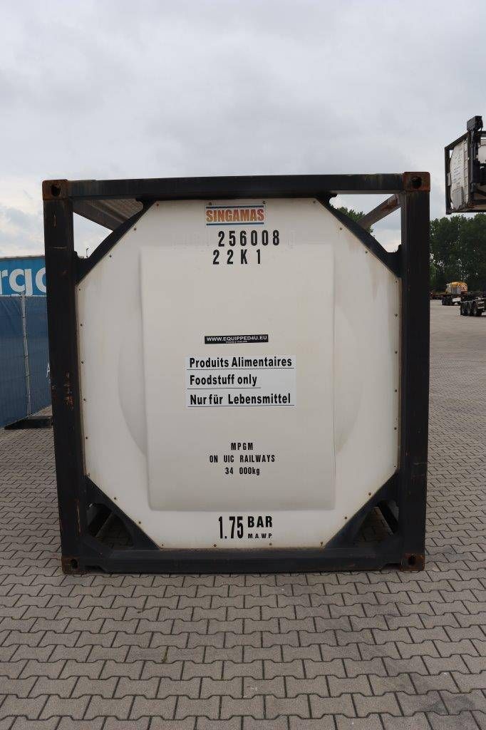 2015 SINGAMAS 20FT ISO-TANKCONTAINER LEBENSMITTELQUALITÄT