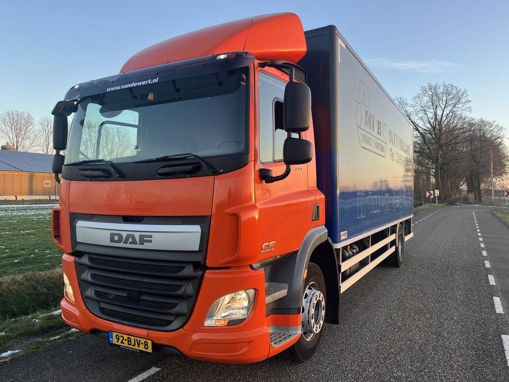Box truck DAF CF230FA 4x2 Diesel 234 hp 2017