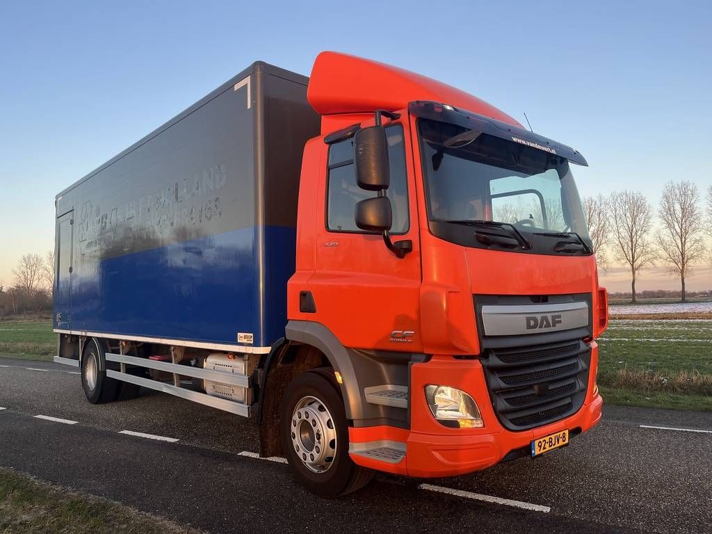 Box truck DAF CF230FA 4x2 Diesel 234 hp 2017