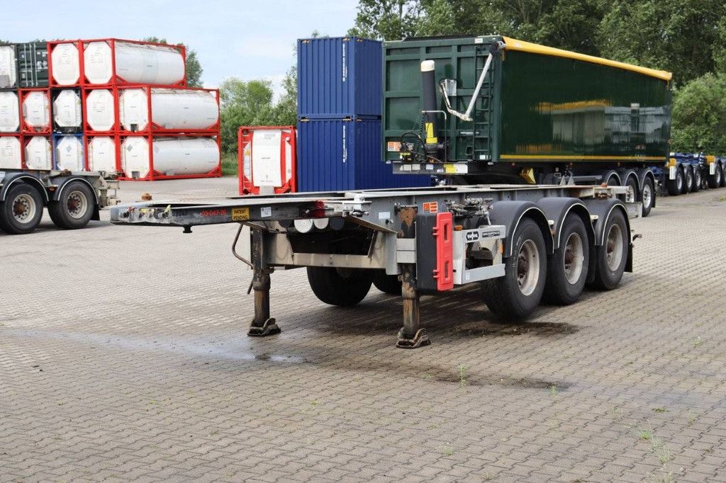 Van Hool 20FT /20FT SWAP ADR (EX/II EX/III FL OX AT) LEERGEWICHT 3.300kg Liftachse verzinkt ALCOA