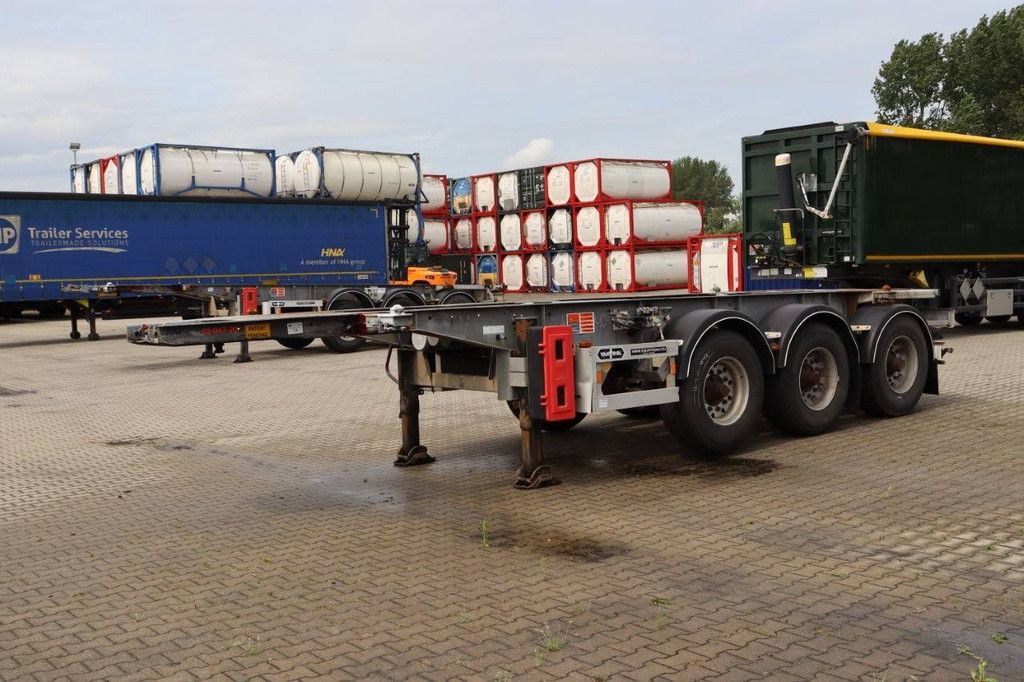 Van Hool 20FT /20FT SWAP ADR (EX/II EX/III FL OX AT) LEERGEWICHT 3.300kg Liftachse verzinkt ALCOA