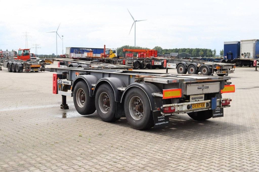 Van Hool 20FT /20FT SWAP ADR (EX/II EX/III FL OX AT) LEERGEWICHT 3.300kg Liftachse verzinkt ALCOA