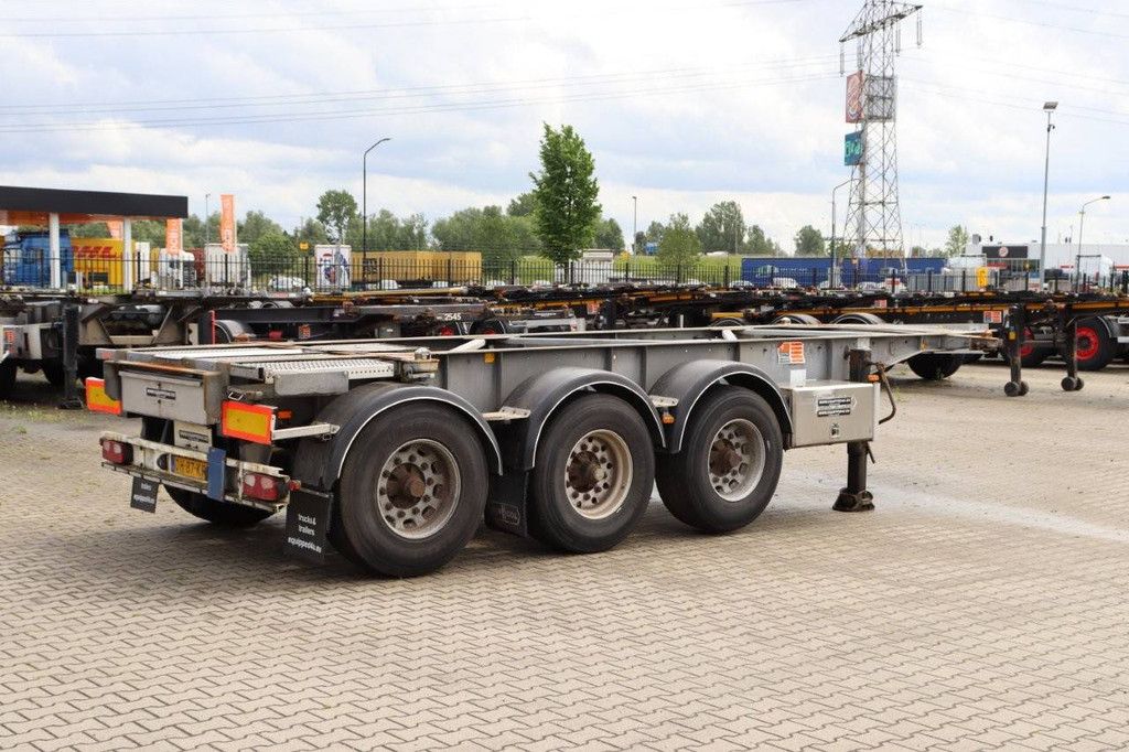 Van Hool 20FT /20FT SWAP ADR (EX/II EX/III FL OX AT) LEERGEWICHT 3.300kg Liftachse verzinkt ALCOA