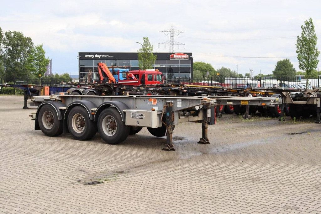Van Hool 20FT /20FT SWAP ADR (EX/II EX/III FL OX AT) LEERGEWICHT 3.300kg Liftachse verzinkt ALCOA