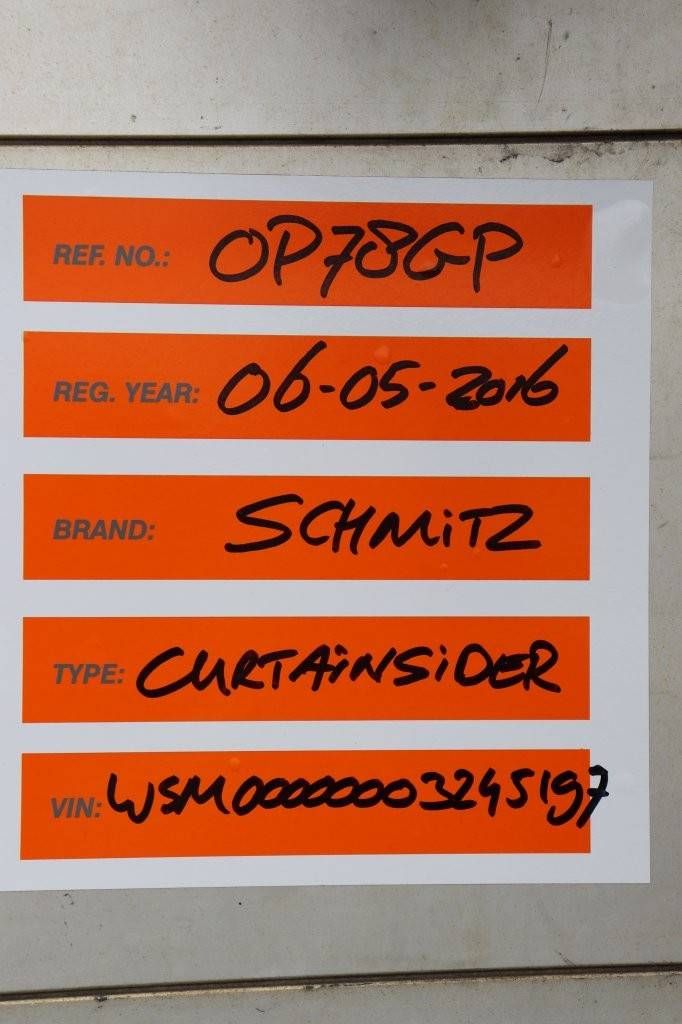 SCHMITZ Curtainsider disc brakes stake pots