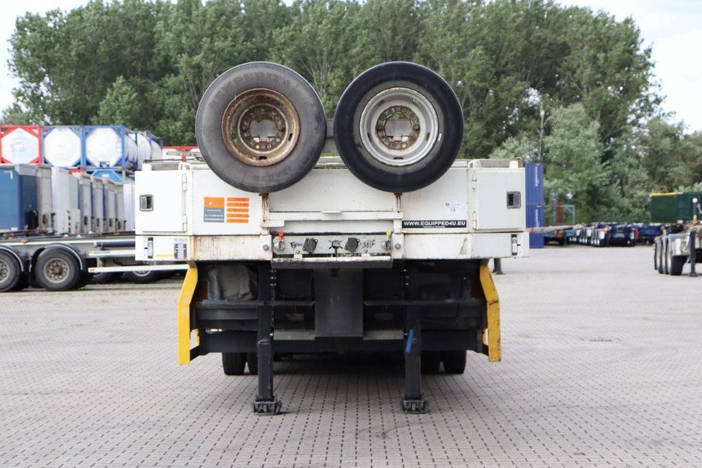 Broshuis E-2190/27 lowloader wheel well 4.1m extendable steering axle