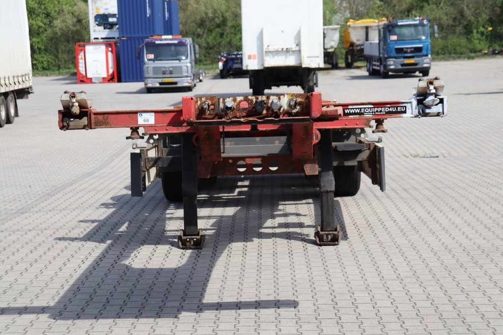 SCHMITZ 40FT HC chassis disc brakes lift axle