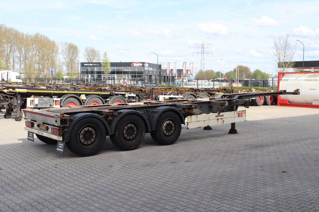 SCHMITZ 40FT HC chassis disc brakes lift axle