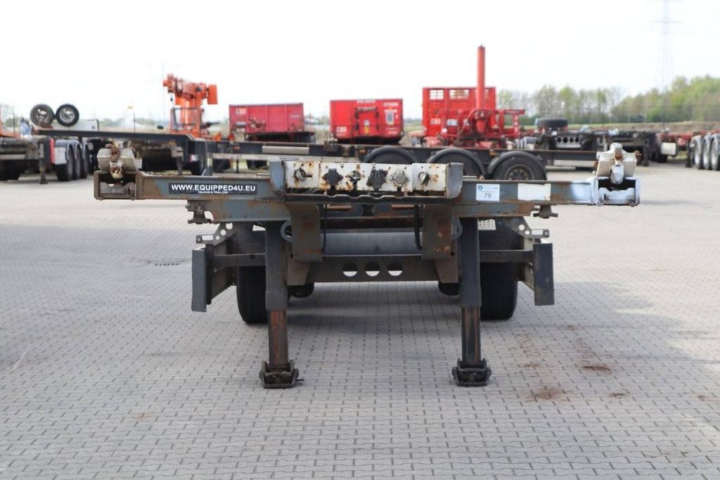 SCHMITZ 40FT HC chassis disc brakes lift axle