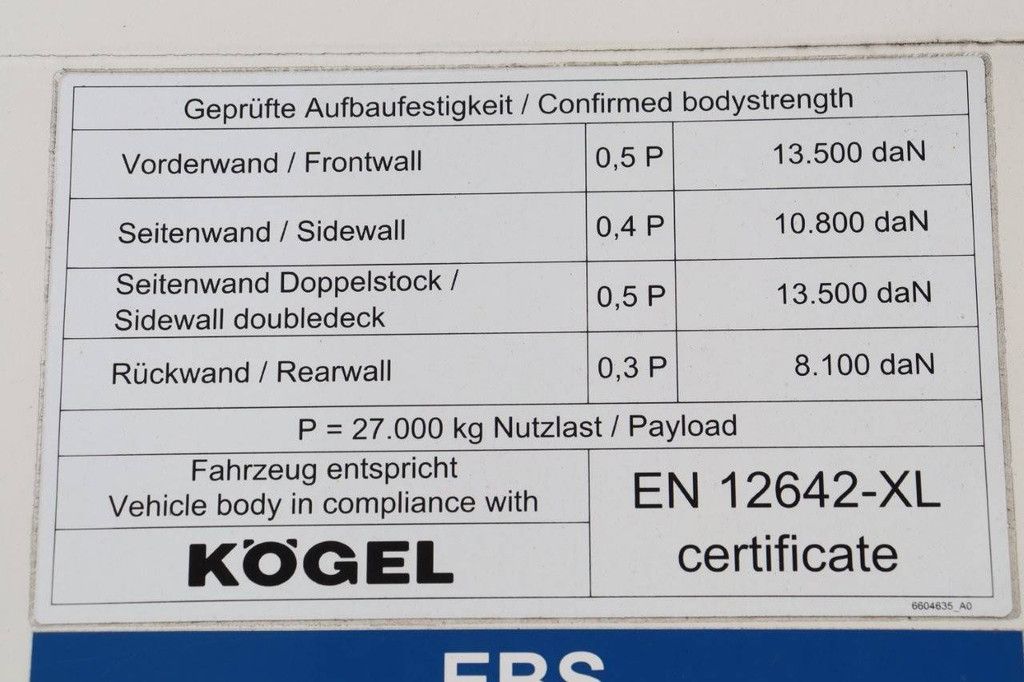 KöGEL Curtainsider discbrakes