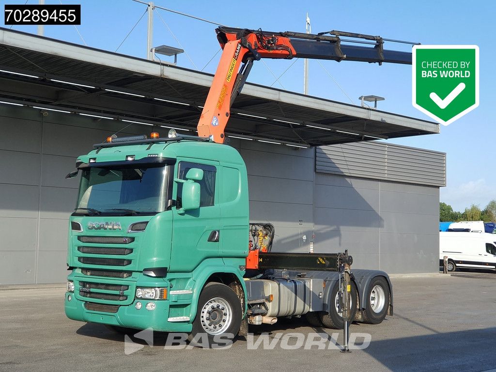 Scania R520 6X4 Palfinger PK23002 Crane Retarder Xenon Euro 6