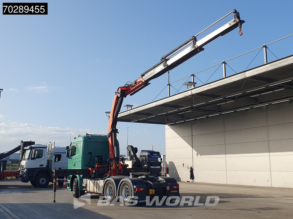 Scania R520 6X4 Palfinger PK23002 Crane Retarder Xenon Euro 6