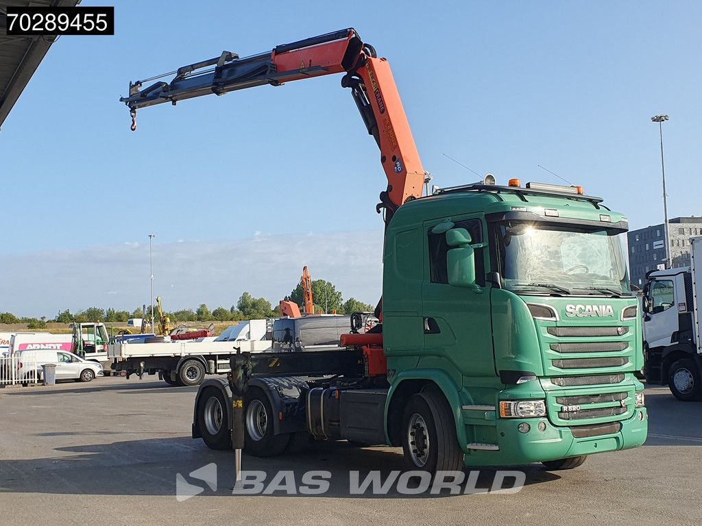 Scania R520 6X4 Palfinger PK23002 Crane Retarder Xenon Euro 6