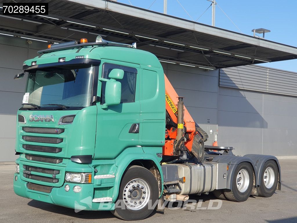 Scania R520 6X4 Palfinger PK23002 Crane Retarder Xenon Euro 6