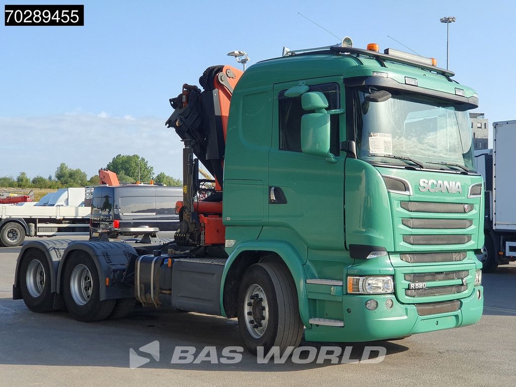 Scania R520 6X4 Palfinger PK23002 Crane Retarder Xenon Euro 6
