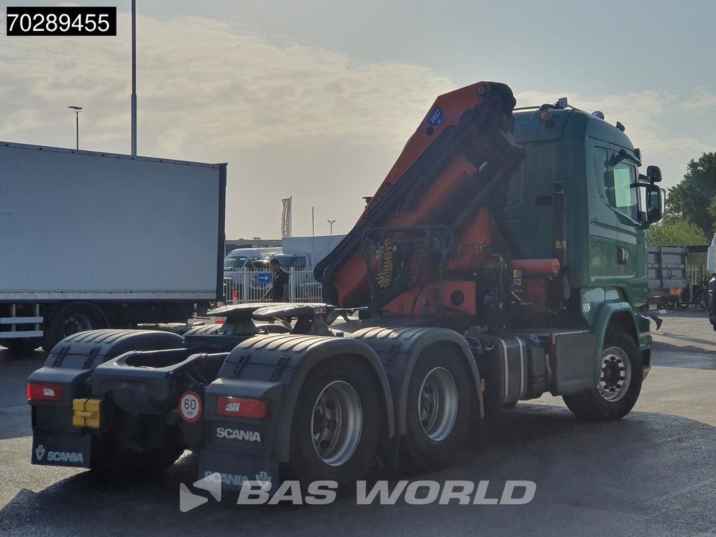 Scania R520 6X4 Palfinger PK23002 Crane Retarder Xenon Euro 6