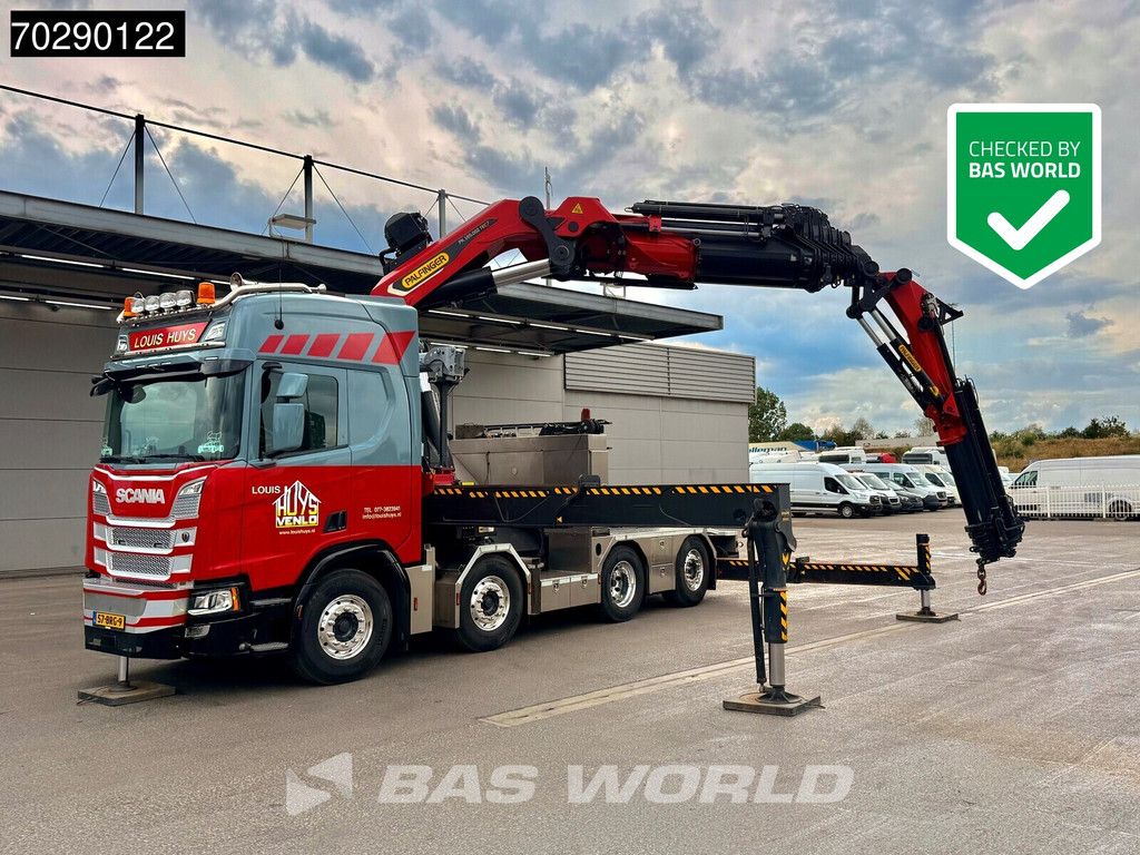 Scania R500 8X2 NL-Truck Palfinger PK165002 TEC 7 Crane Winch Fly-Jib Retarder Lift+steering