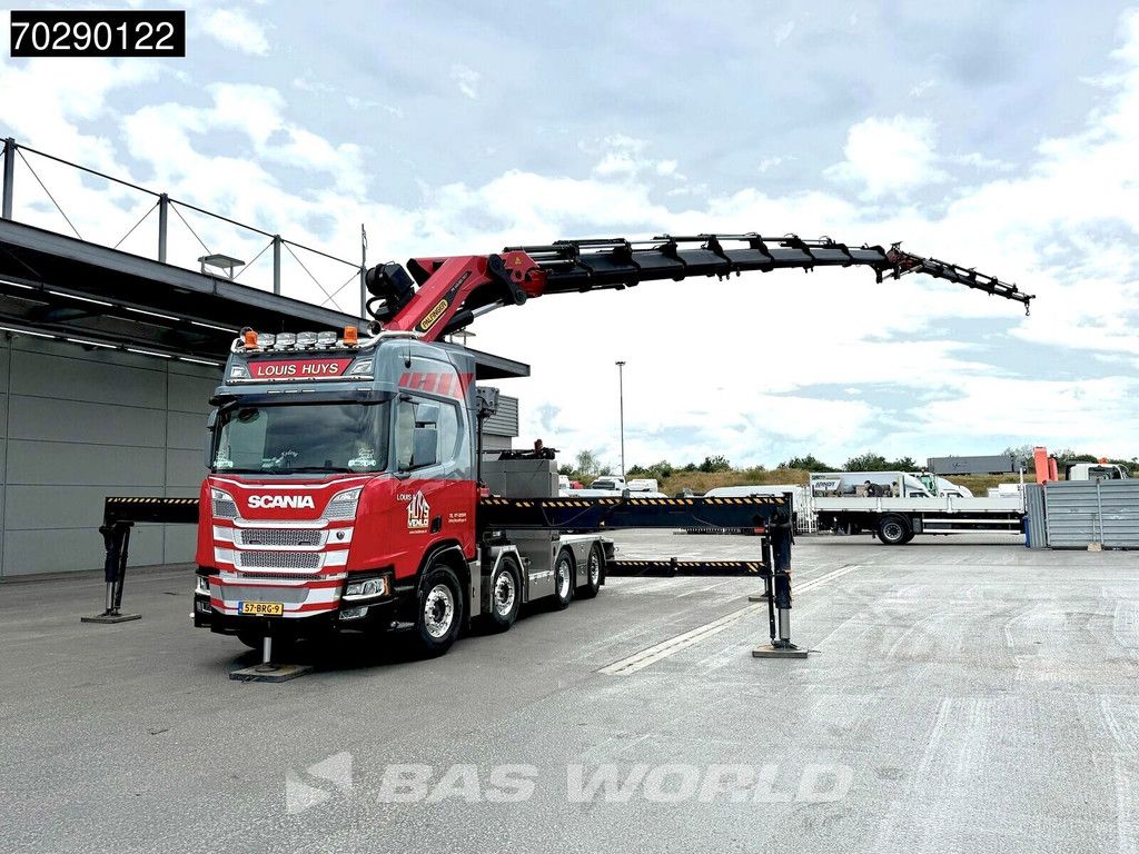 Scania R500 8X2 NL-Truck Palfinger PK165002 TEC 7 Crane Winch Fly-Jib Retarder Lift+steering