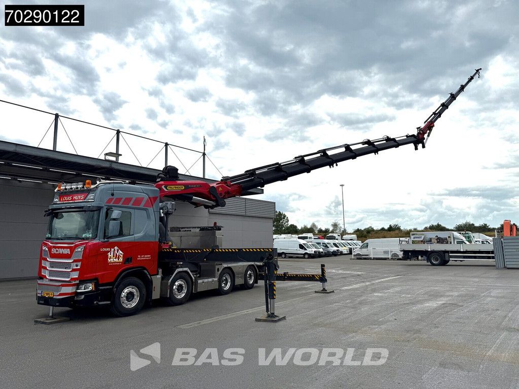 Scania R500 8X2 NL-Truck Palfinger PK165002 TEC 7 Crane Winch Fly-Jib Retarder Lift+steering