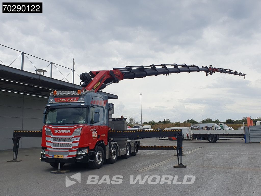 Scania R500 8X2 NL-Truck Palfinger PK165002 TEC 7 Crane Winch Fly-Jib Retarder Lift+steering