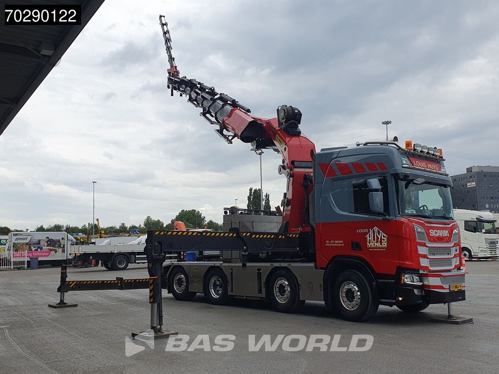 Scania R500 8X2 NL-Truck Palfinger PK165002 TEC 7 Crane Winch Fly-Jib Retarder Lift+steering