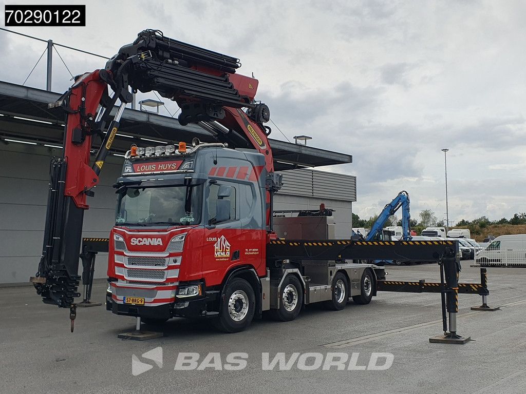 Scania R500 8X2 NL-Truck Palfinger PK165002 TEC 7 Crane Winch Fly-Jib Retarder Lift+steering