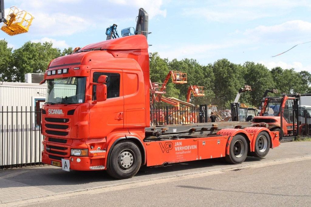 Hooklift system Truck Scania R620 Diesel